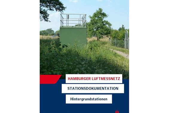 Stationsdokumentation Hamburger Luftmessnetz - Hintergrundstationen - Titelseite